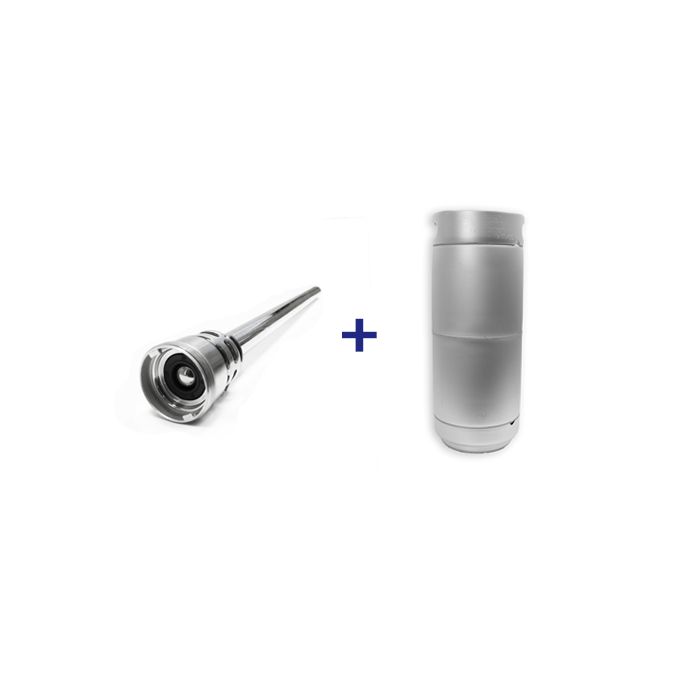 20 Litre Stainless Steel Commercial Keg with D-Type Spear