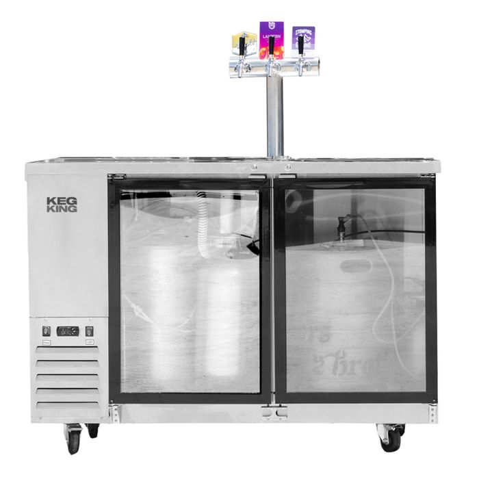 Kegerator KegMaster Super Deluxe - Two Door Small