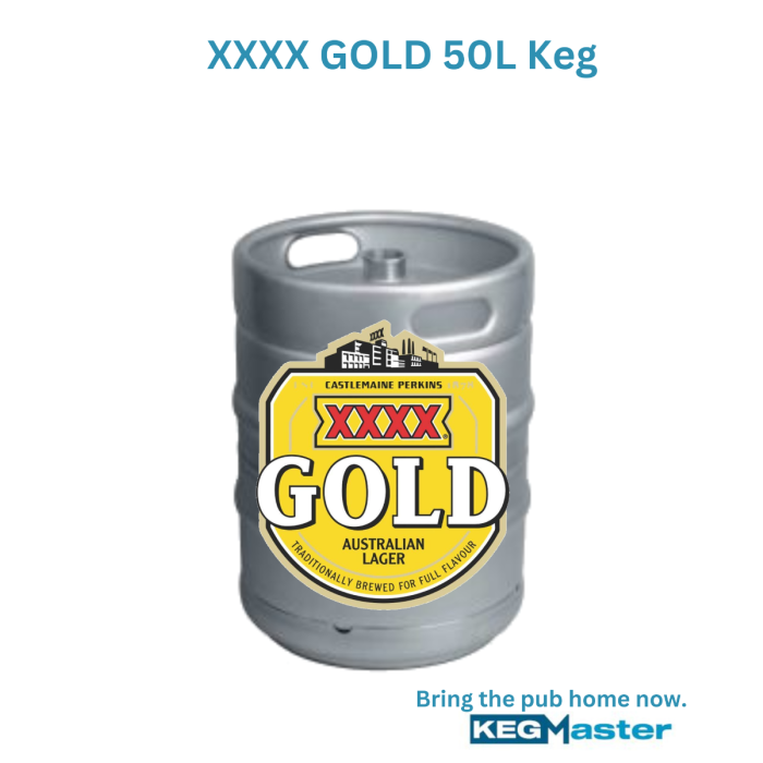 XXXX gold 50L keg
