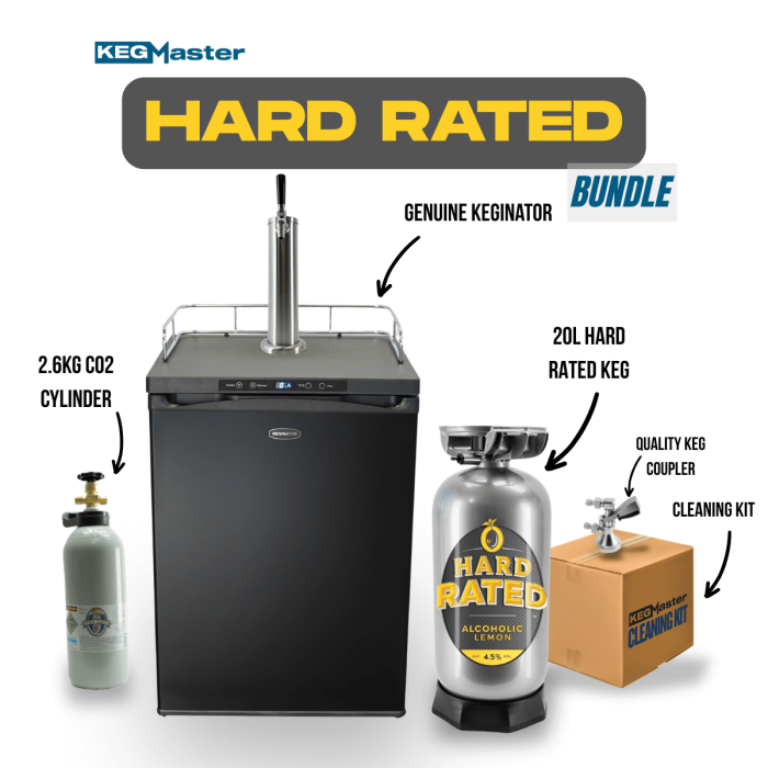 Hard Rated Kegerator Bundle