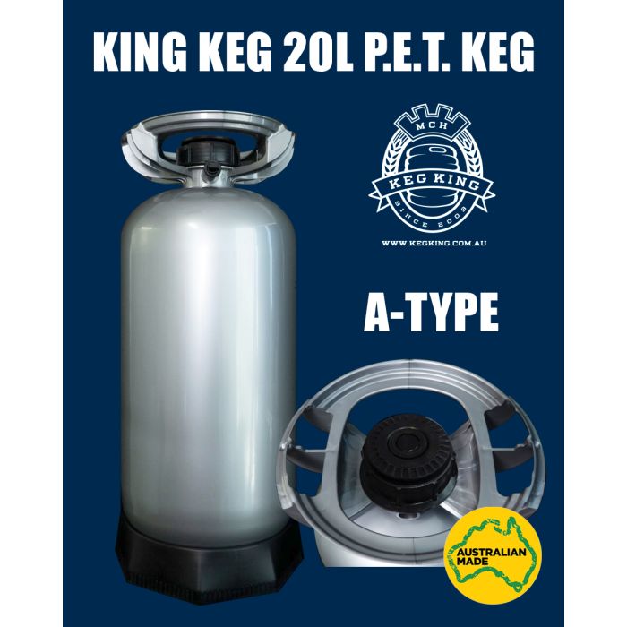 Photo of King Keg 20L P.E.T. Keg With A-Type Spear Pallet of 60 Overview