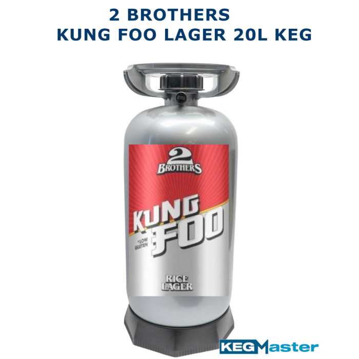 Beer Keg 2Brothers Kung Foo Lager 20L