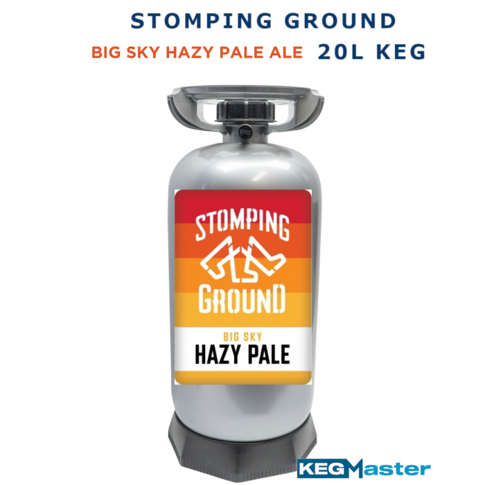 Beer Keg Stomping Ground Big Sky Hazy Pale Ale 20L