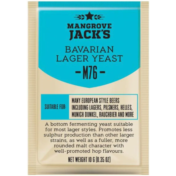 Mangrove Jack's Yeast M76 Bavarian Lager (10g)