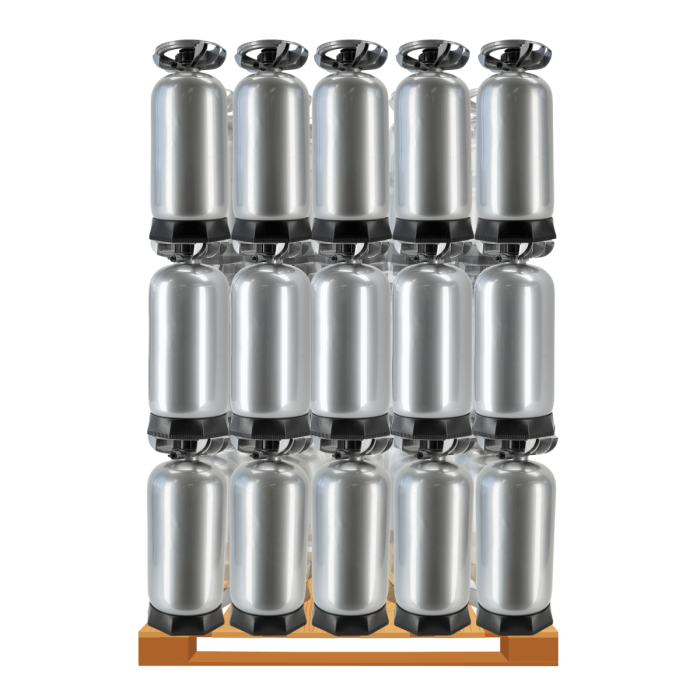 King Keg 20L PET Keg With D-Type Spear Pallet