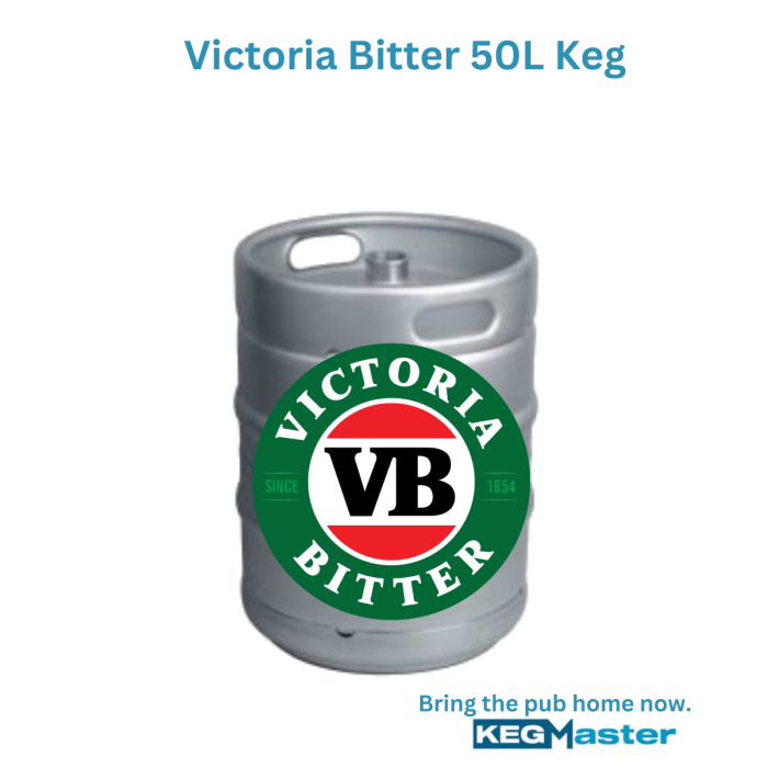 50l ss keg of victoria bitter