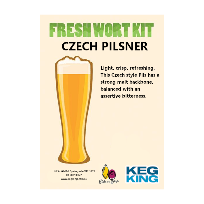 Czech Pilsner| Keg King Brewing Co. Fresh Wort Kit