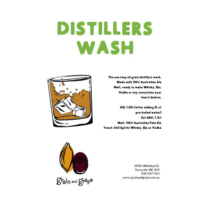 Whisky (Distillers) Spirits Wash | Keg King Brewing Co. Fresh Wort Kit