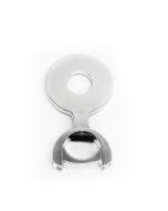 Decal Holder 73mm Chrome full view