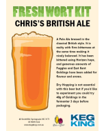 Chris' British Pale| Keg King Brewing Co. Fresh Wort Kit