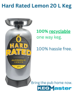 20L pet king keg of Hard Rated Lemon formerly called Hard Solo