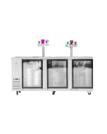 Three Door Super Deluxe Kegerator