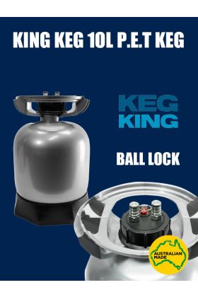 10L King Keg Ball Lock PET Plastic Keg