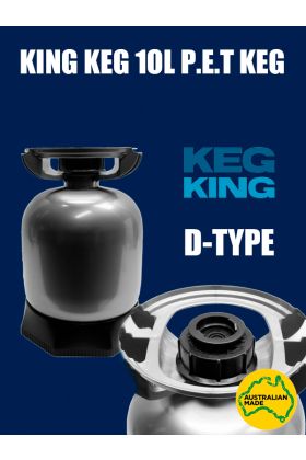 King Keg 10L PET Keg With D-Type Spear
