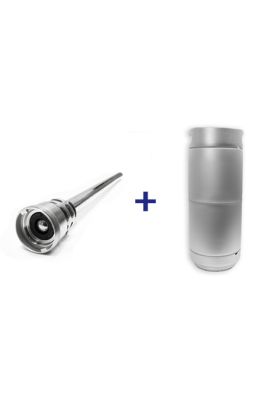 20 Litre Stainless Steel Commercial Keg with D-Type Spear