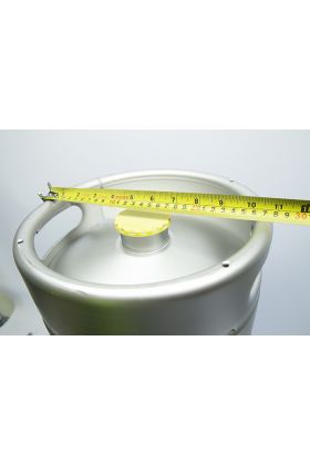 30L Threaded Stainless Keg - (No Spear) full view