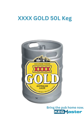 XXXX gold 50L keg