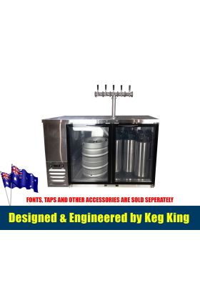 Kegerator KegMaster Super Deluxe - Two Door Small