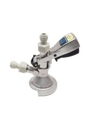 A-Type Keg Coupler with Push-in Fittings