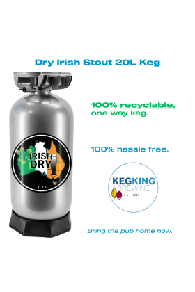 Keg King Brewing 20L Irish Stout King Keg