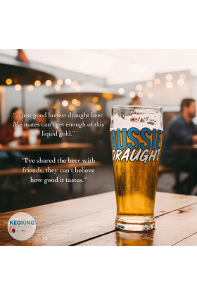 Aussie Draught Kegerator Bundle