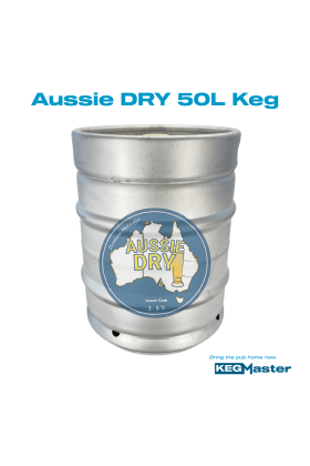 Keg of Beer Keg King Aussie Dry 3.5% 50L