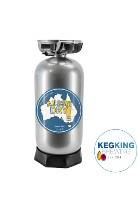 Aussie Dry 3.5% Beer in Recyclable 20L King Kegs