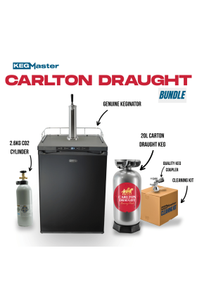 Carlton Draught Kegerator Bundle