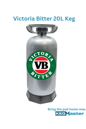 20l keg of VB Victoria Bitter easy to transport ship and deliver. Perfect for party.