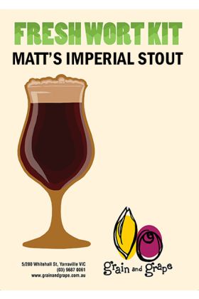 Matt's Imperial Stout| Keg King Brewing Co. Fresh Wort Kit