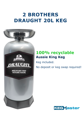 Keg Of Beer 2Brothers Draught 20L 