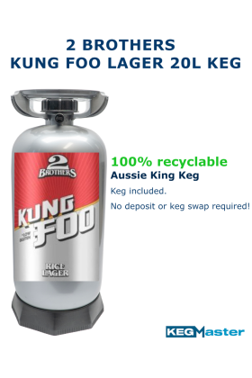 Beer Keg 2Brothers Kung Foo Lager 20L