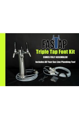 Font Column FasTap Kit with Taps Triple Tap