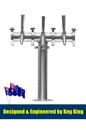 Triple Tap Modular Beer Font
Design & Engineered by Keg King