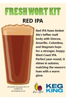 Red IPA| Keg King Brewing Co. Fresh Wort Kit