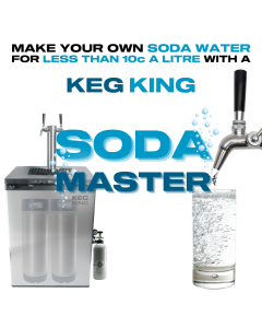 SodaMaster KegMaster Premium Sparkling Water Soda System