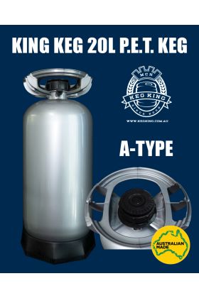 Photo of King Keg 20L P.E.T. Keg With A-Type Spear Pallet of 60 Overview