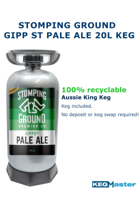 20L Stomping Ground Gipp St Pale Ale Keg