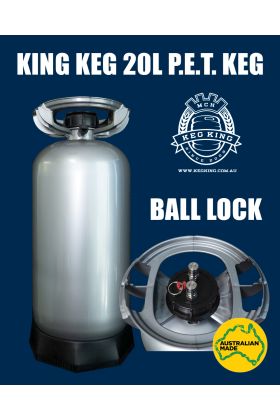 Photo of King Keg 20L PET Keg With Ball Lock Posts
