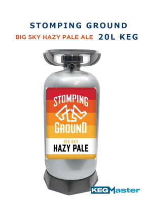 20L Stomping Ground Big Sky Hazy Pale Ale Keg