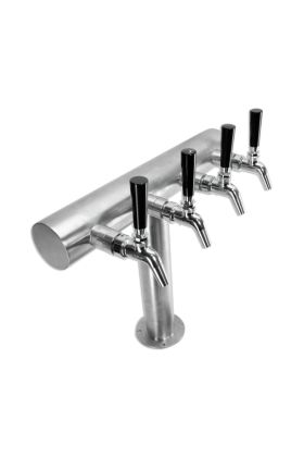 UltraT FasTap Beer Font Tower with Four Taps